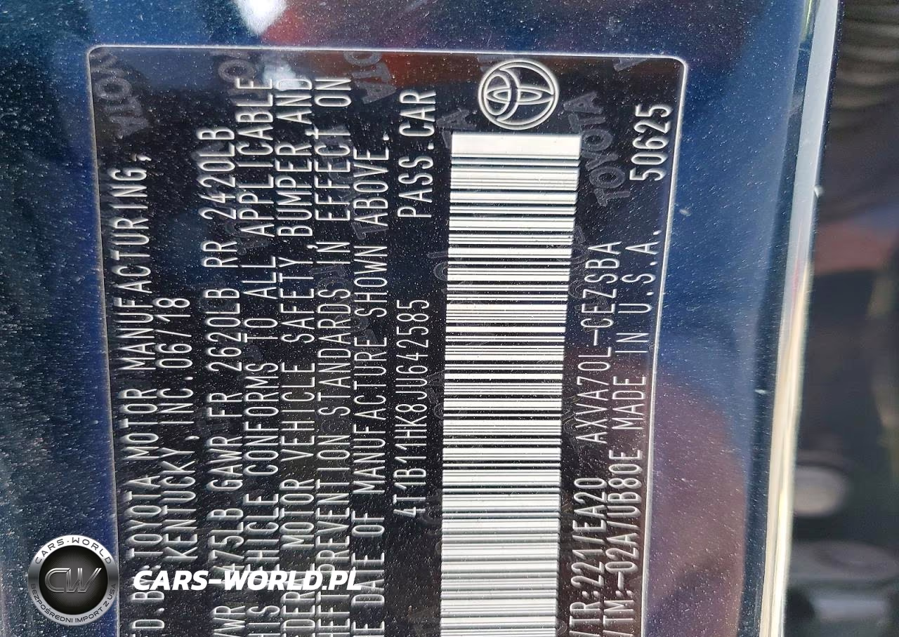 2018 Toyota Camry Se VIN:4T1B11HK8JU642585 - 13