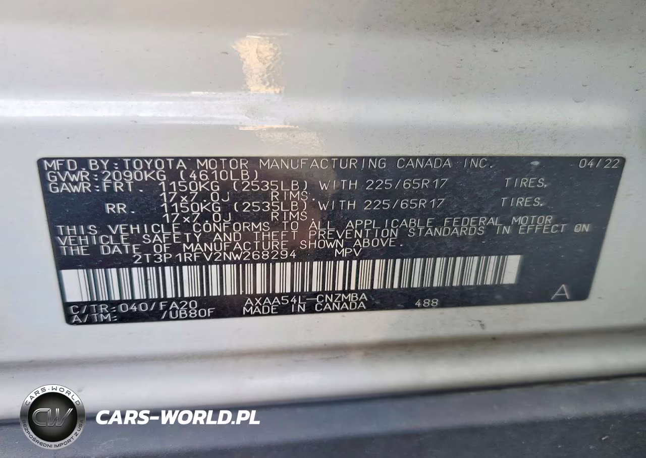 2022 Toyota Rav4 Xle VIN:2T3P1RFV2NW268294 - 13