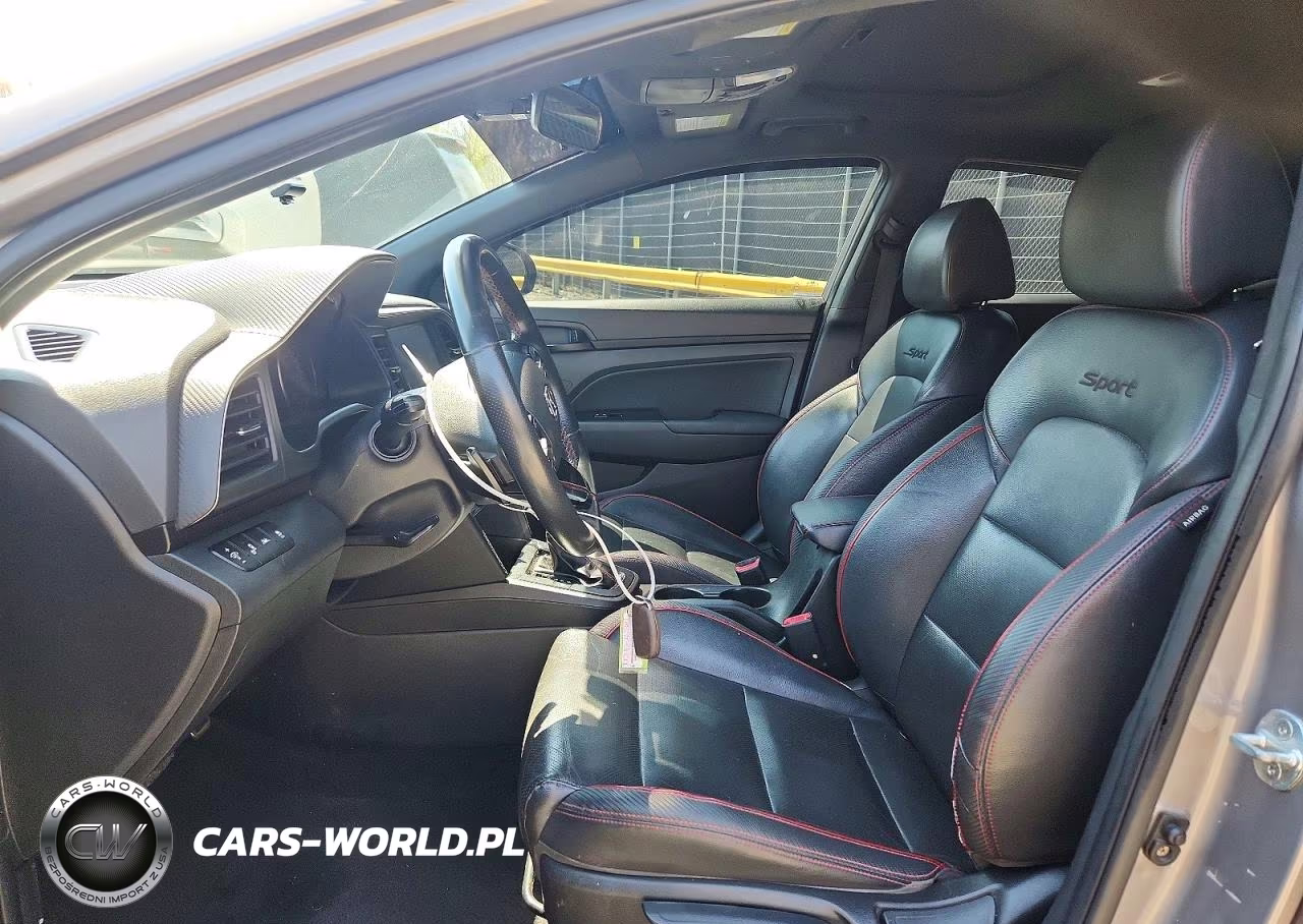 2020 Hyundai Elantra Sport VIN:KMHD04LB6LU070584 - 7
