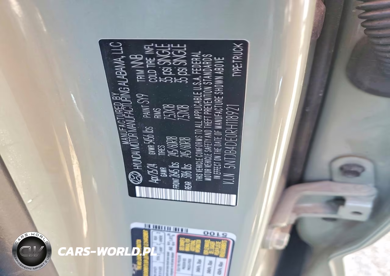 2024 Hyundai Santa Cruz Sel VIN:5NTJB4DE0RH118921 - 12