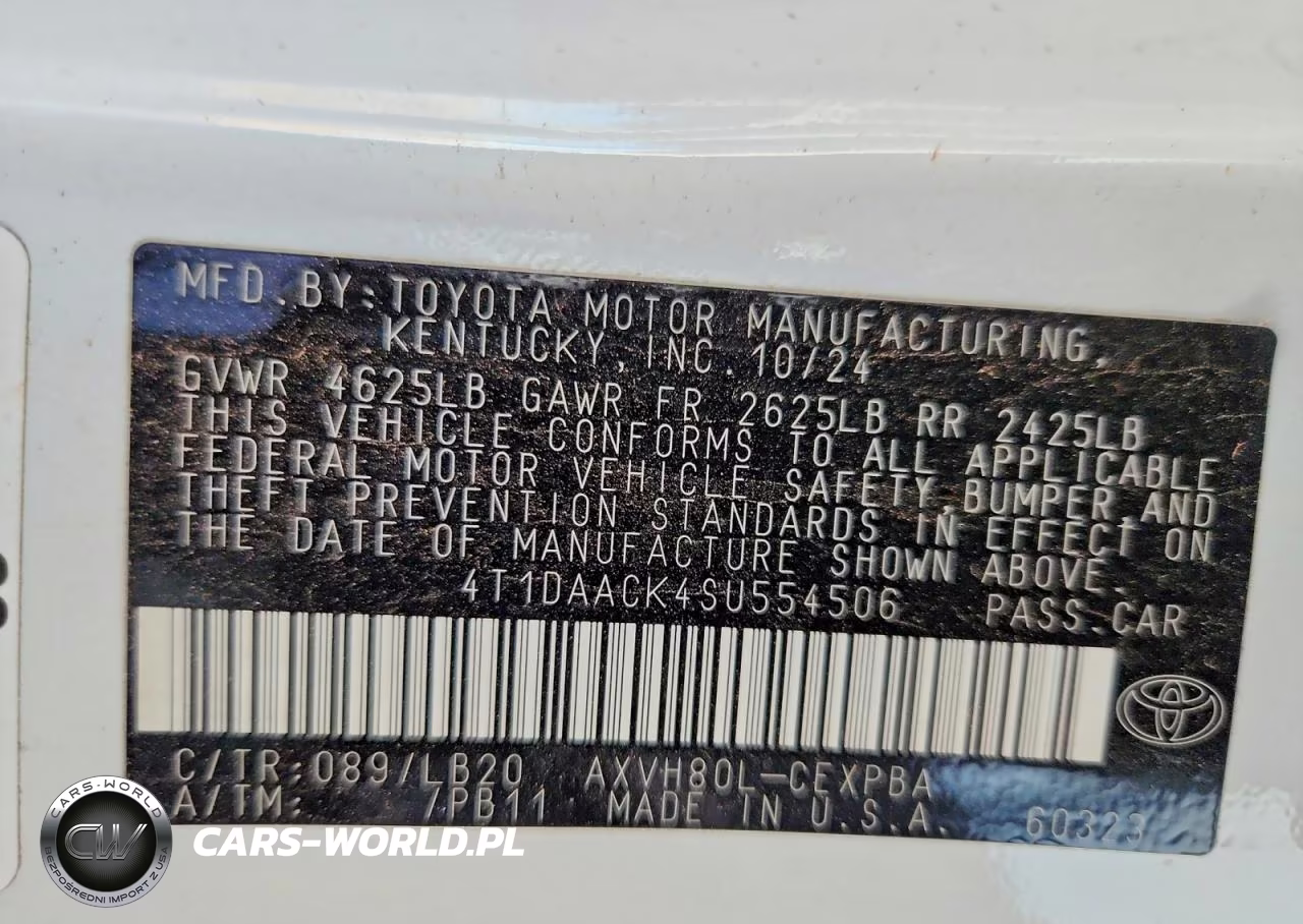2025 Toyota Camry Xse VIN:4T1DAACK4SU554506 - 12