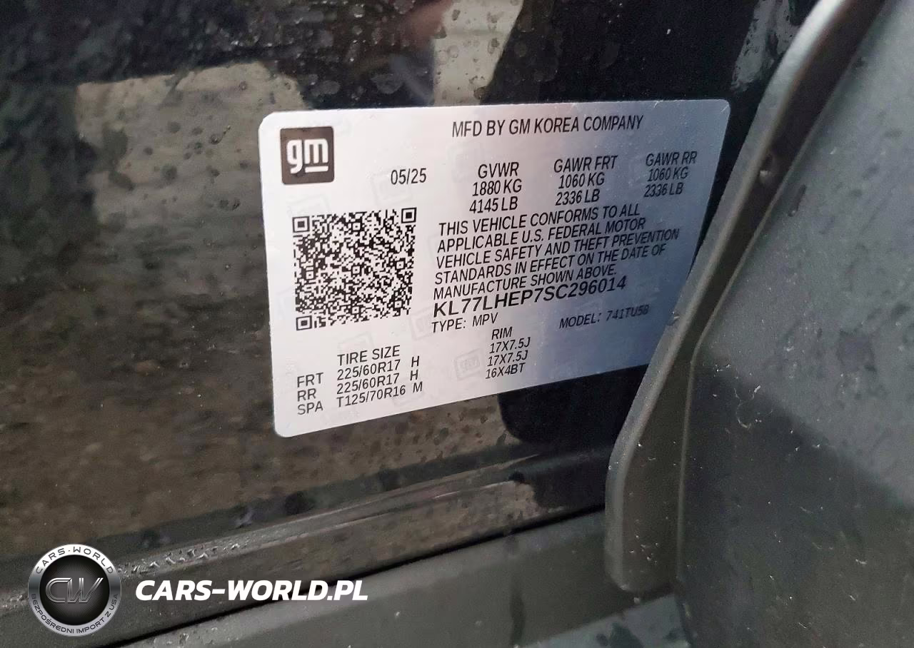 2025 Chevrolet Trax 1Lt VIN:KL77LHEP7SC296014 - 13