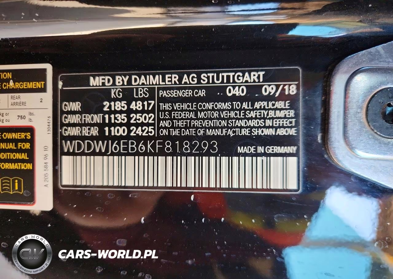 2019 Mercedes-Benz C 43 Amg VIN:WDDWJ6EB6KF818293 - 12