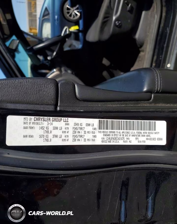 2014 Jeep Grand Cherokee Laredo VIN:1C4RJFAG9EC421675 - 14