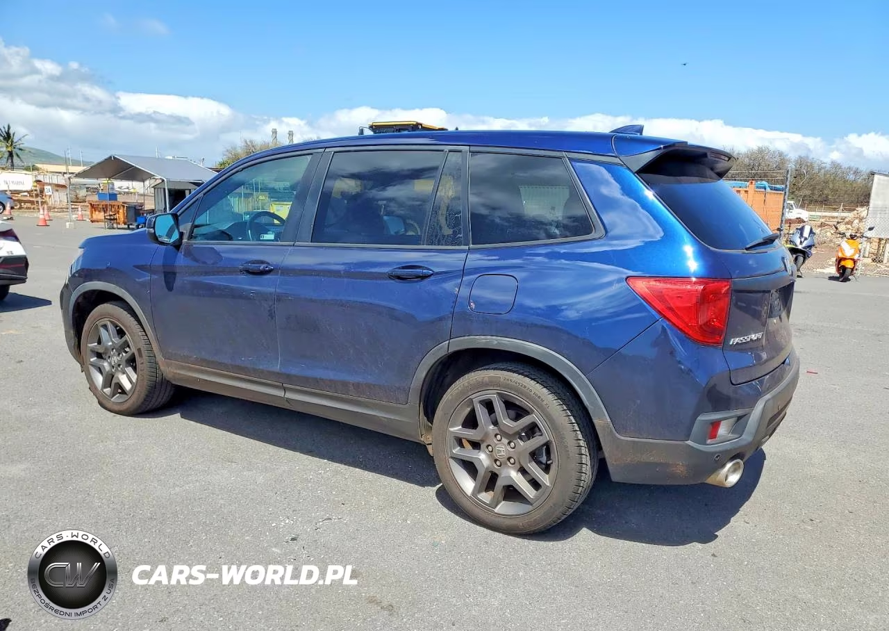 2022 Honda Passport Exl VIN:5FNYF7H51NB005890 - 2