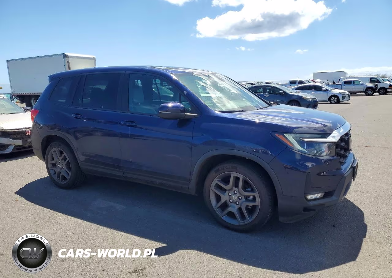 2022 Honda Passport Exl VIN:5FNYF7H51NB005890 - 4