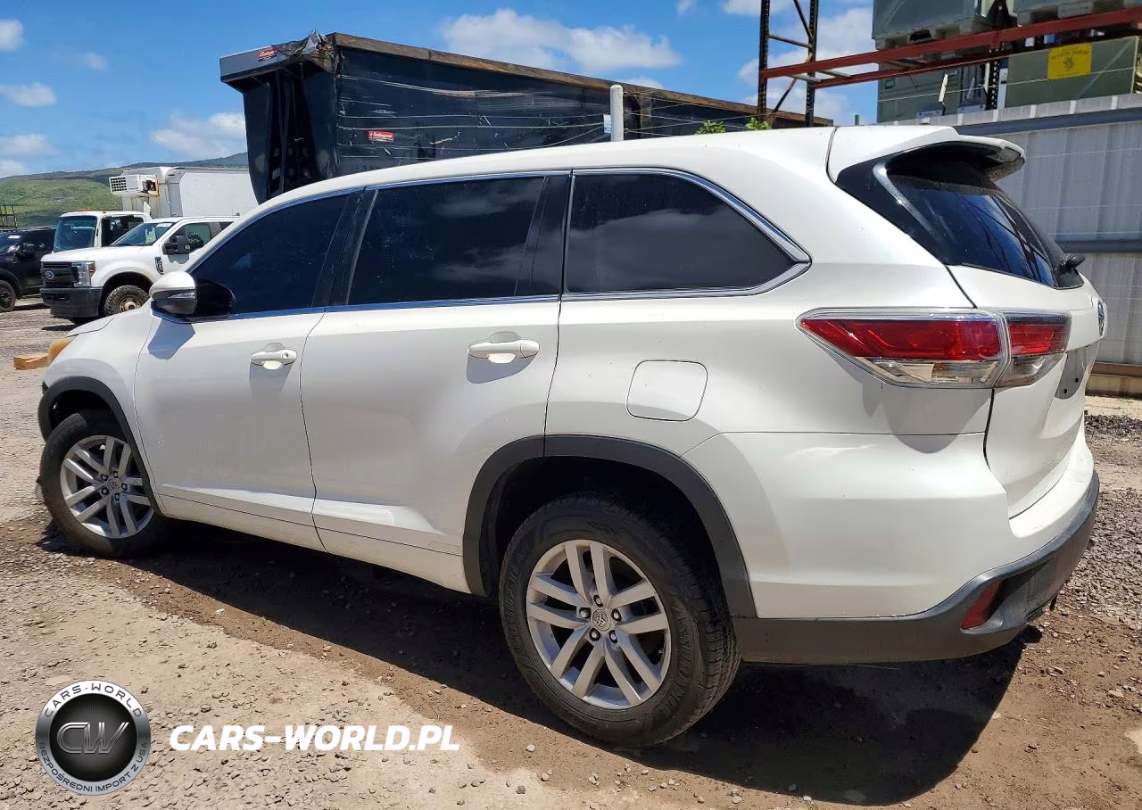 2014 Toyota Highlander Le VIN:5TDZKRFH6ES014637 - 2