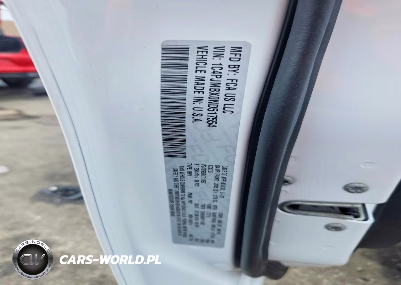2022 Jeep Cherokee Trailhawk VIN:1C4PJMBX0ND517554 - 13
