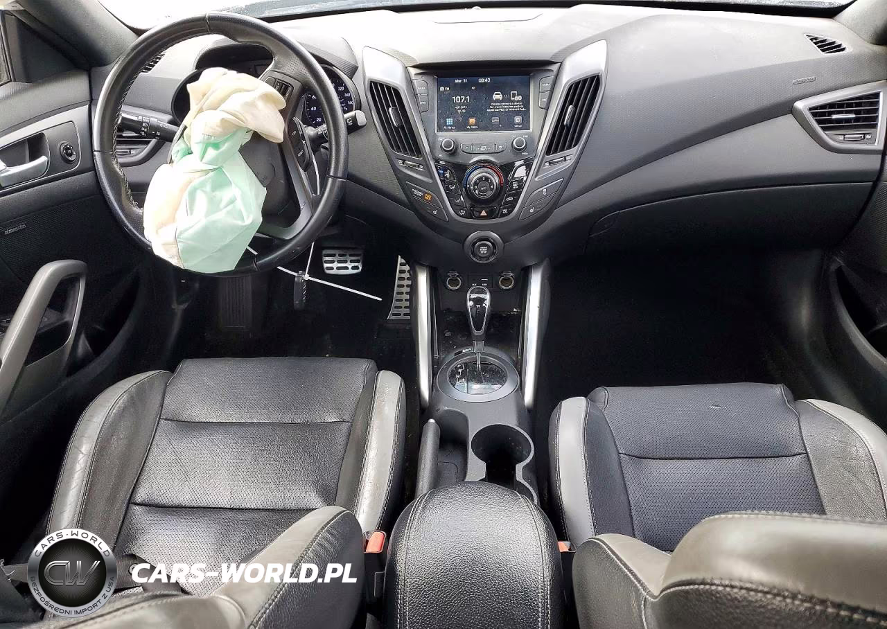 2017 Hyundai Veloster Turbo VIN:KMHTC6AE8HU309412 - 8