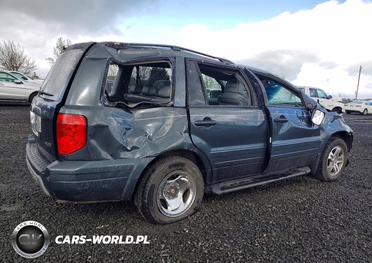 2004 Honda Pilot Exl VIN:2HKYF18754H540347 - 3