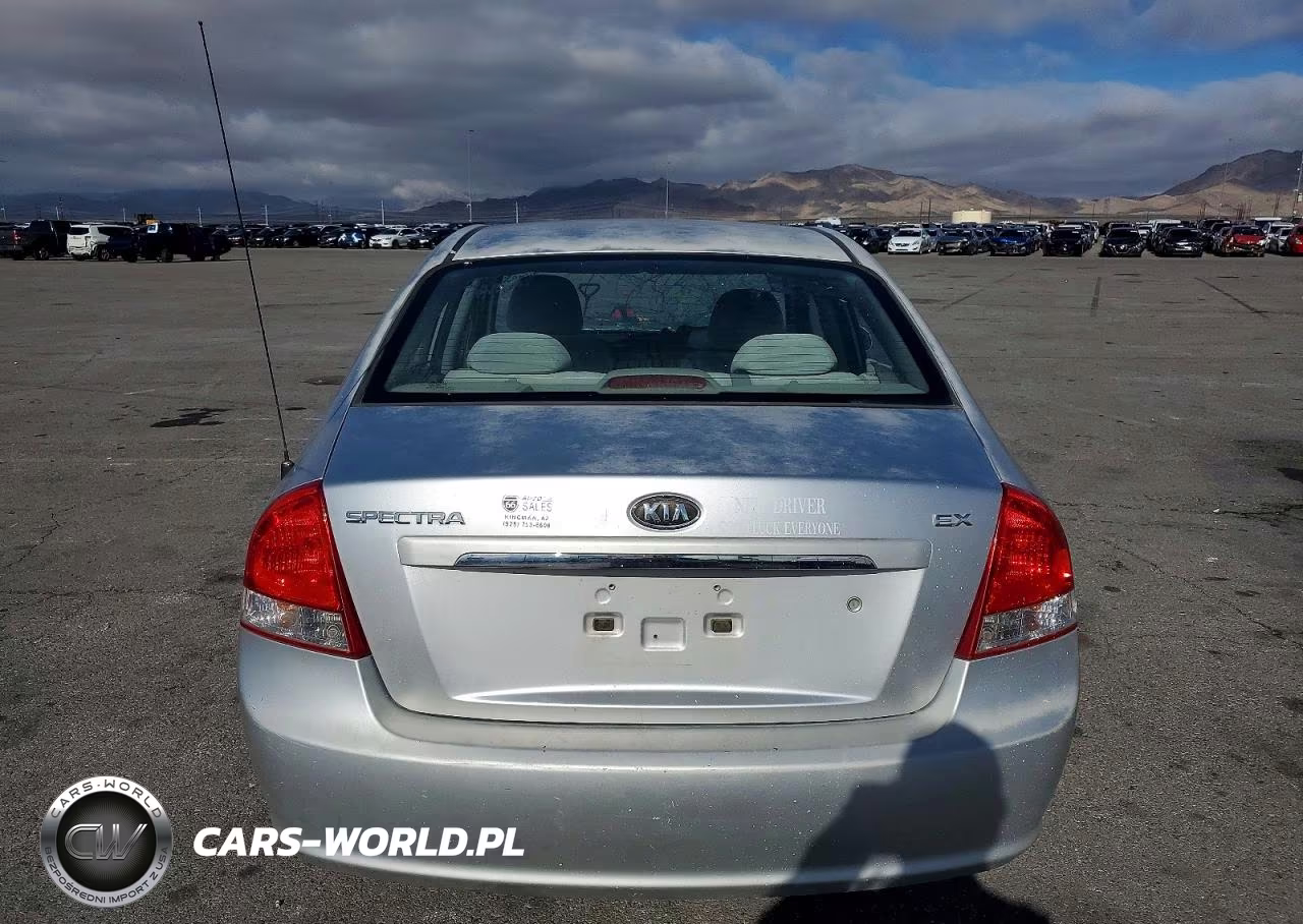 2008 Kia Spectra Ex VIN:KNAFE122185579026 - 6