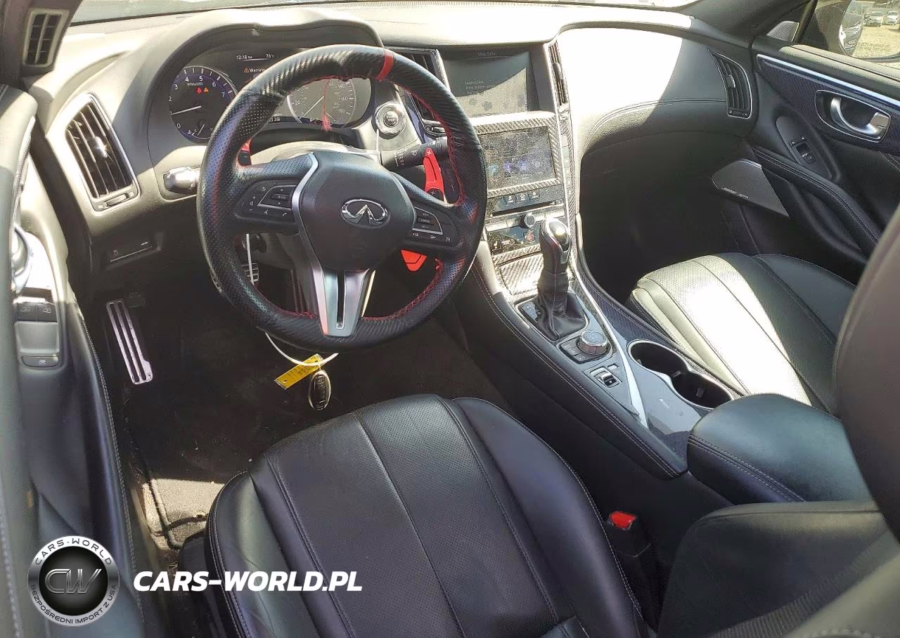 2018 Infiniti Q60 Red Sport 400 VIN:JN1FV7EK4JM530824 - 8