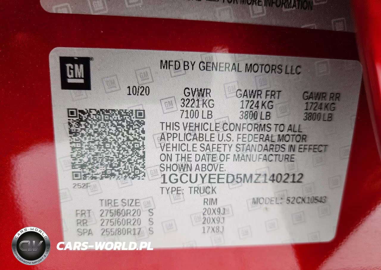 2021 Chevrolet Silverado K1500 Rst VIN:1GCUYEED5MZ140212 - 13