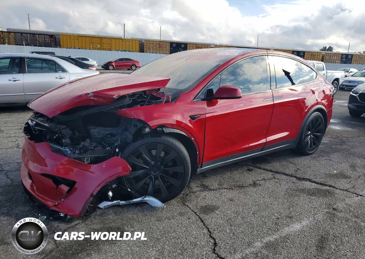 2022 Tesla Model X VIN:7SAXCAE54NF357614 - 1