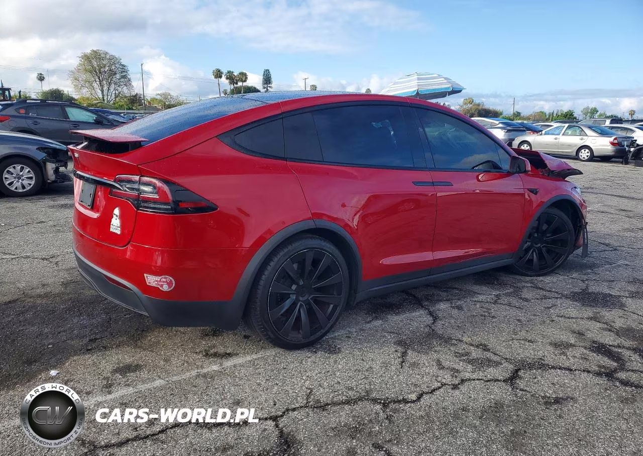 2022 Tesla Model X VIN:7SAXCAE54NF357614 - 3