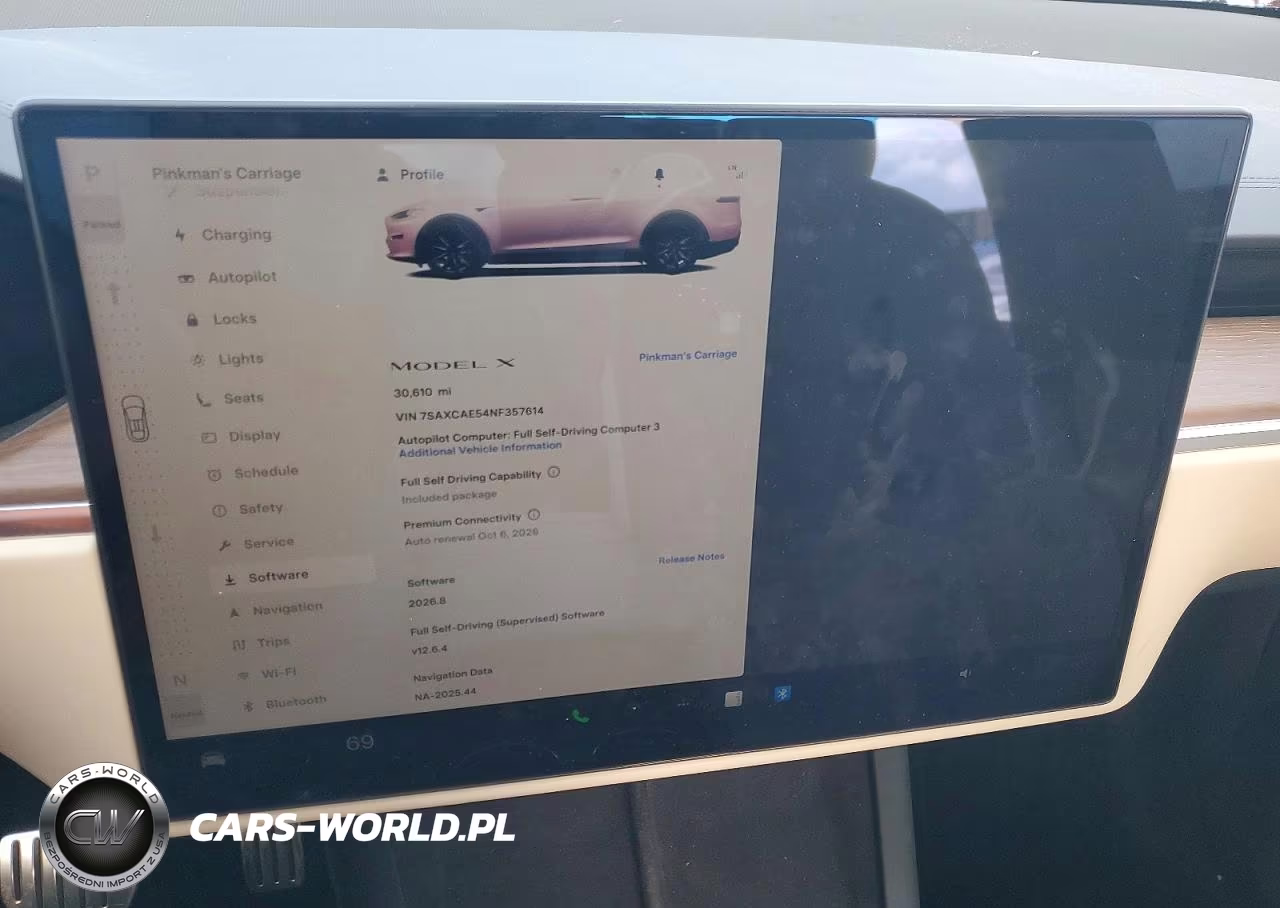 2022 Tesla Model X VIN:7SAXCAE54NF357614 - 9