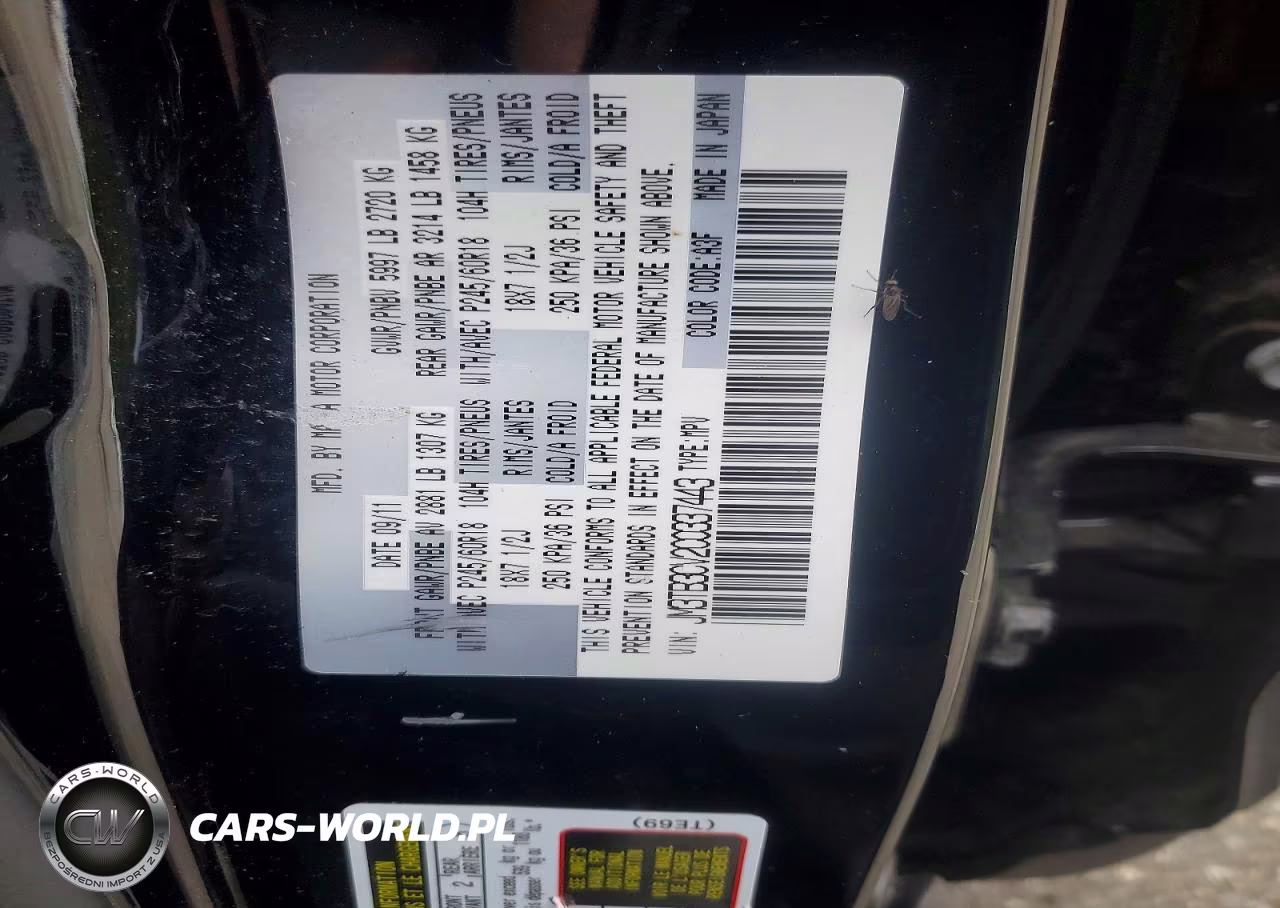 2012 Mazda Cx-9 VIN:JM3TB3CV2C0337443 - 13