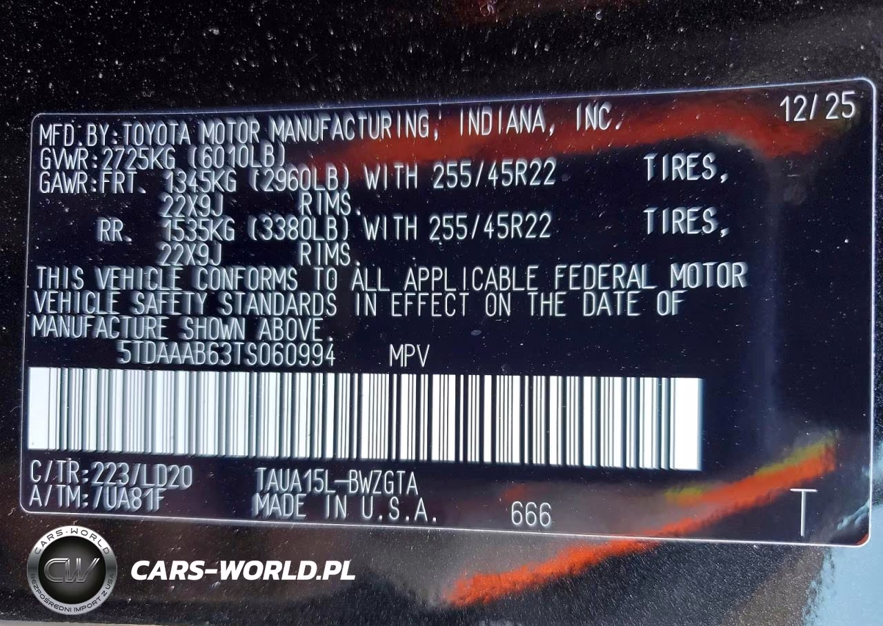 2026 Lexus Tx 350 Luxury VIN:5TDAAAB63TS060994 - 14