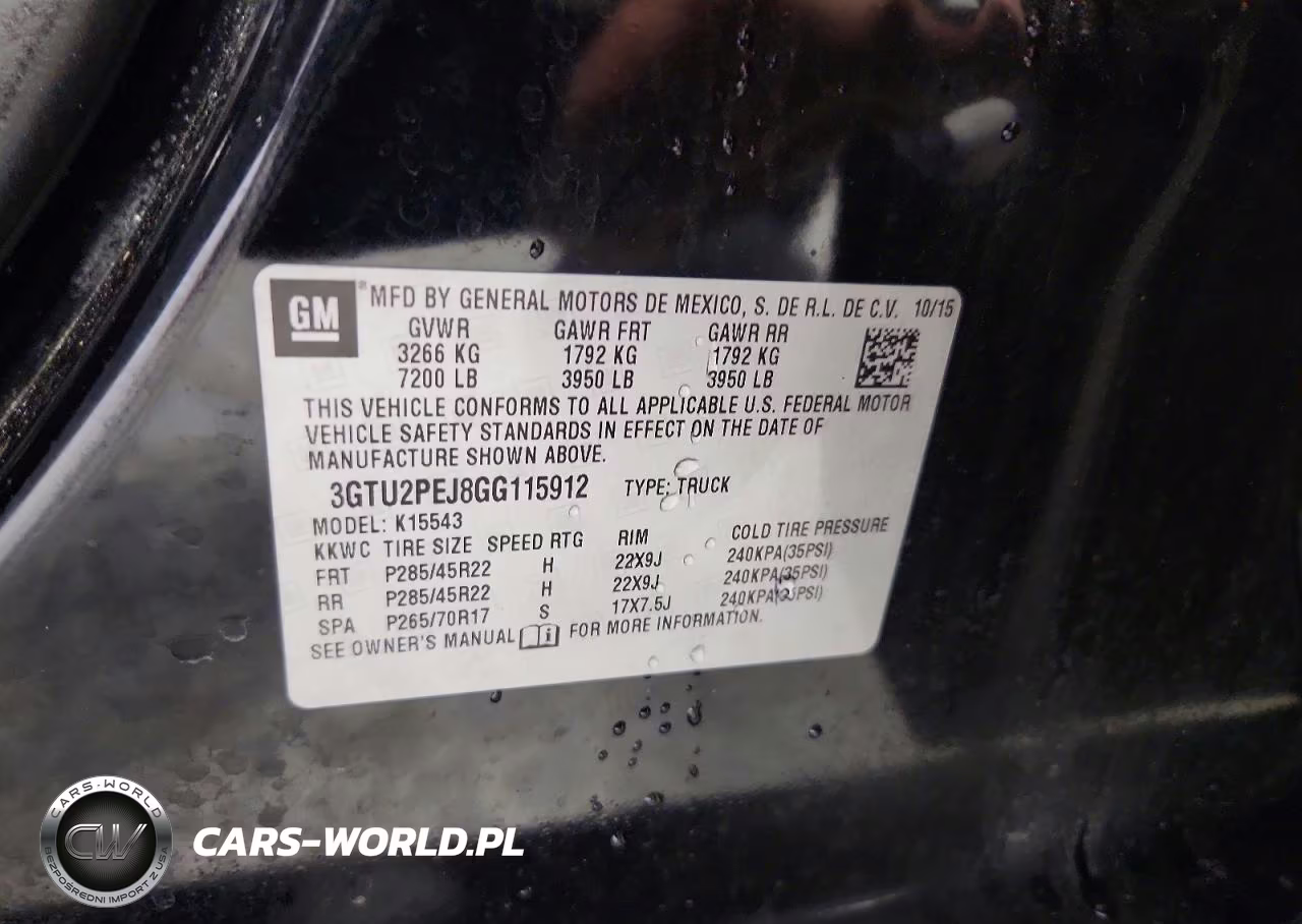2016 GMC Sierra K1500 Denali VIN:3GTU2PEJ8GG115912 - 12