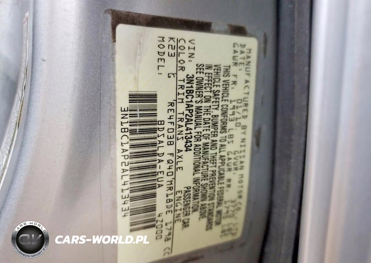 2010 Nissan Versa 1.8 S VIN:3N1BC1AP2AL413434 - 13