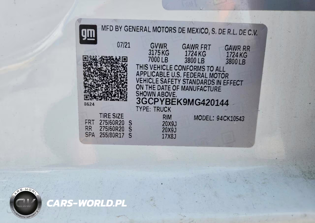 2021 Chevrolet Silverado K1500 Custom VIN:3GCPYBEK9MG420144 - 13