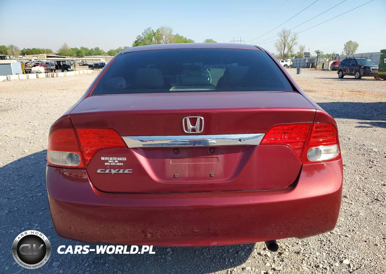 2009 Honda Civic Lx VIN:1HGFA16579L000395 - 6