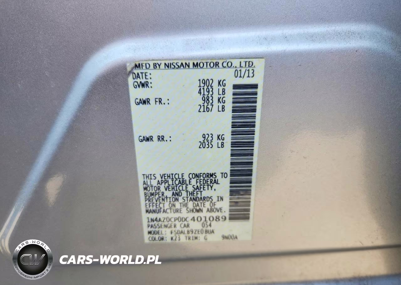 2013 Nissan Leaf VIN:1N4AZ0CP0DC401089 - 12