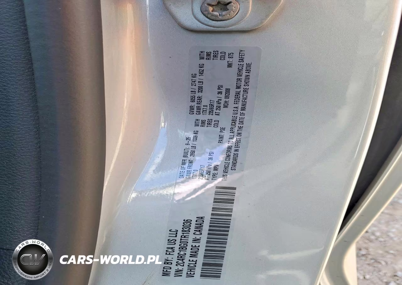 2026 Chrysler Pacifica Select VIN:2C4RC1BG0TR183036 - 13