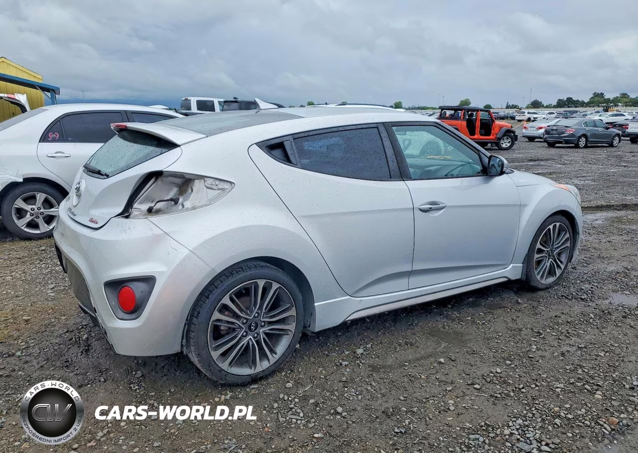 2017 Hyundai Veloster Turbo VIN:KMHTC6AE5HU313465 - 3