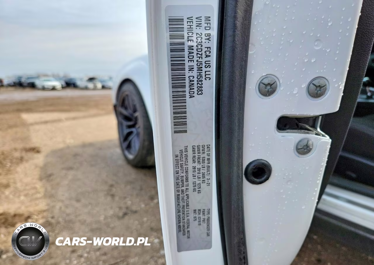 2021 Dodge Challenger R VIN:2C3CDZFJ5MH582883 - 12