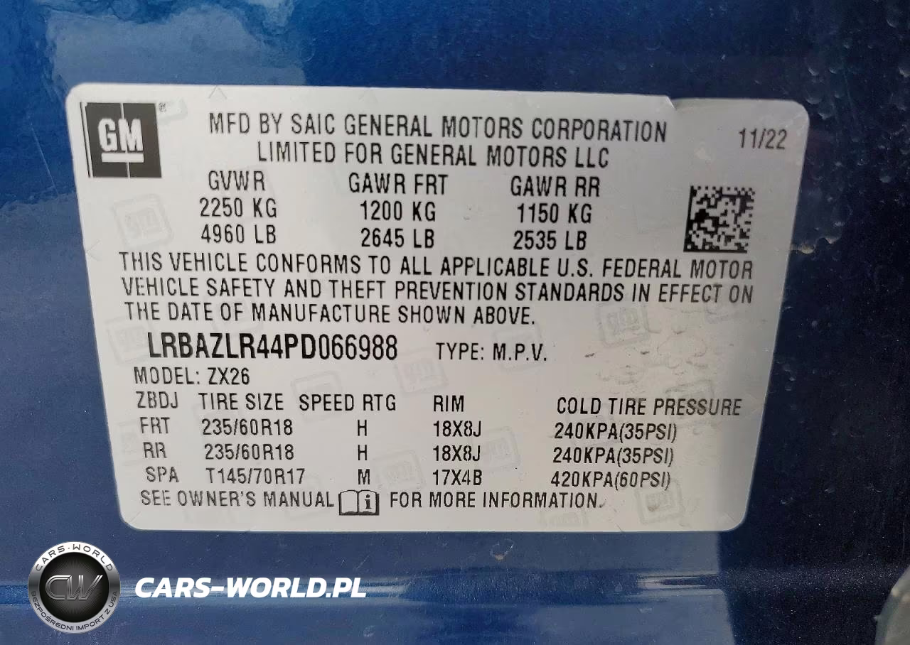 2023 Buick Envision Preferred VIN:LRBAZLR44PD066988 - 13
