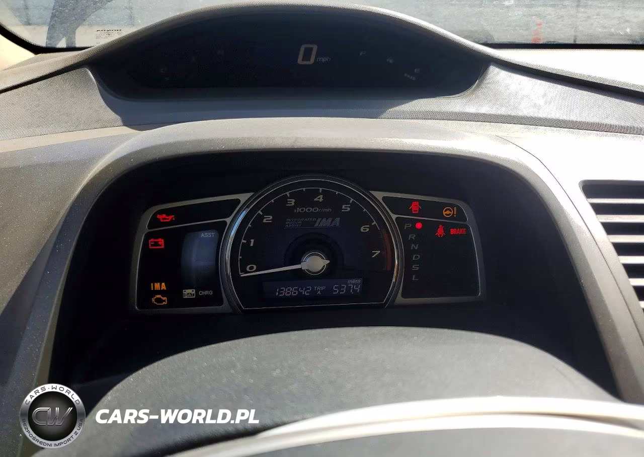 2007 Honda Civic Hybrid VIN:JHMFA36287S021936 - 9