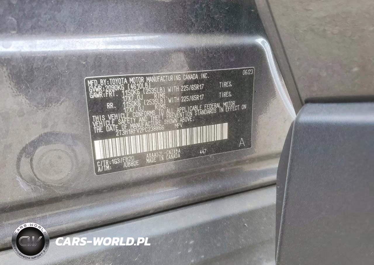 2023 Toyota Rav4 Le VIN:2T3H1RFV2PC238866 - 14