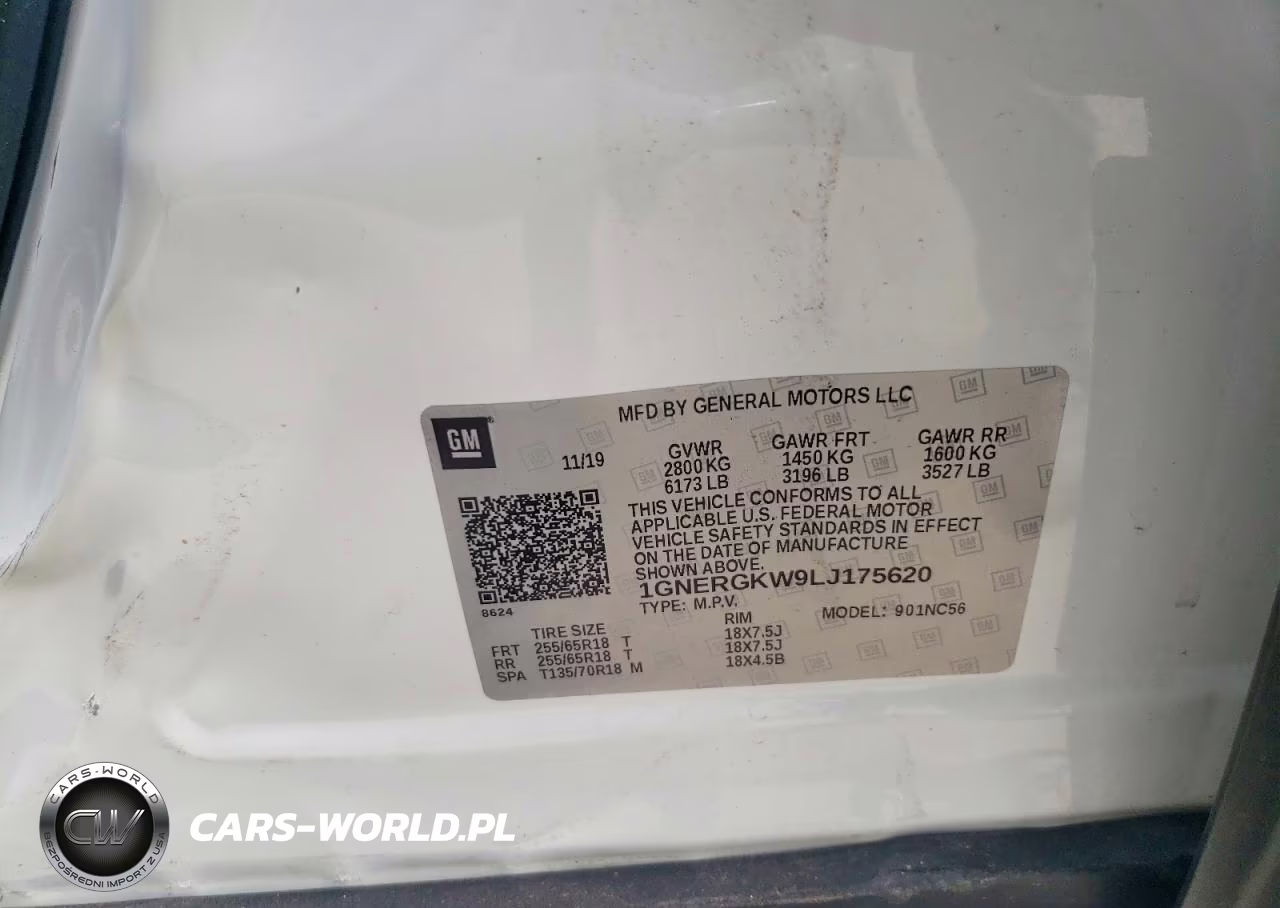 2020 Chevrolet Traverse Lt VIN:1GNERGKW9LJ175620 - 13
