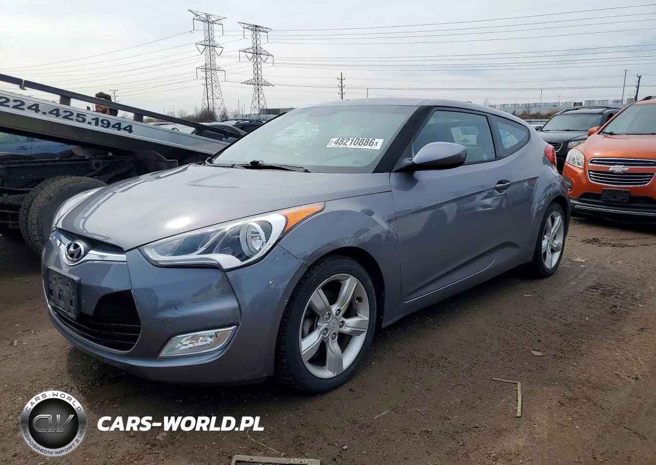 2014 Hyundai Veloster Base VIN:KMHTC6AD9EU213016 - 1