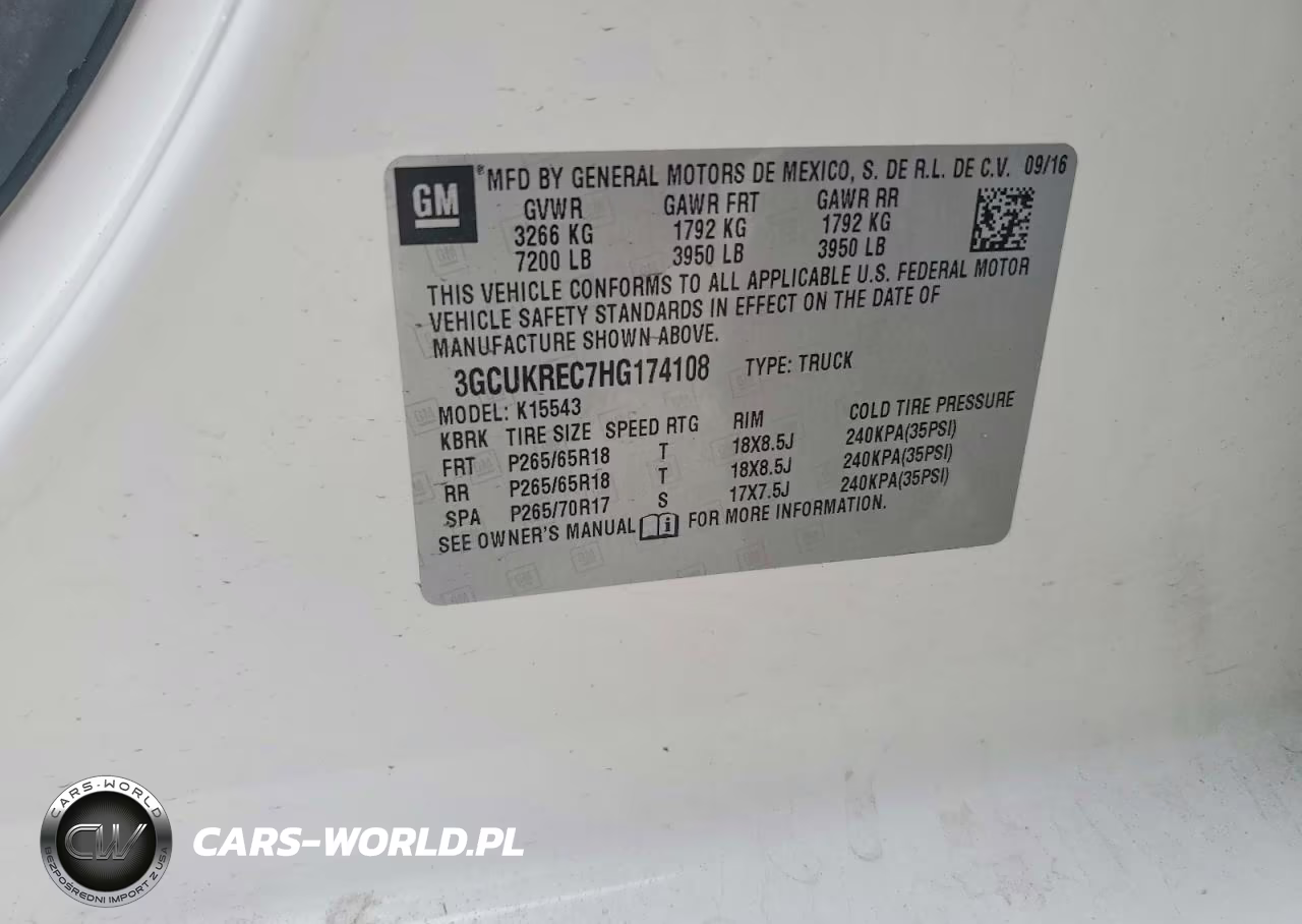 2017 Chevrolet Silverado K1500 Lt VIN:3GCUKREC7HG174108 - 13