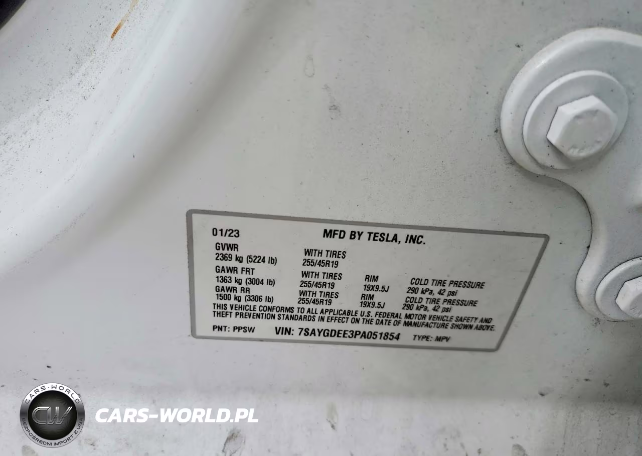 2023 Tesla Model Y VIN:7SAYGDEE3PA051854 - 12