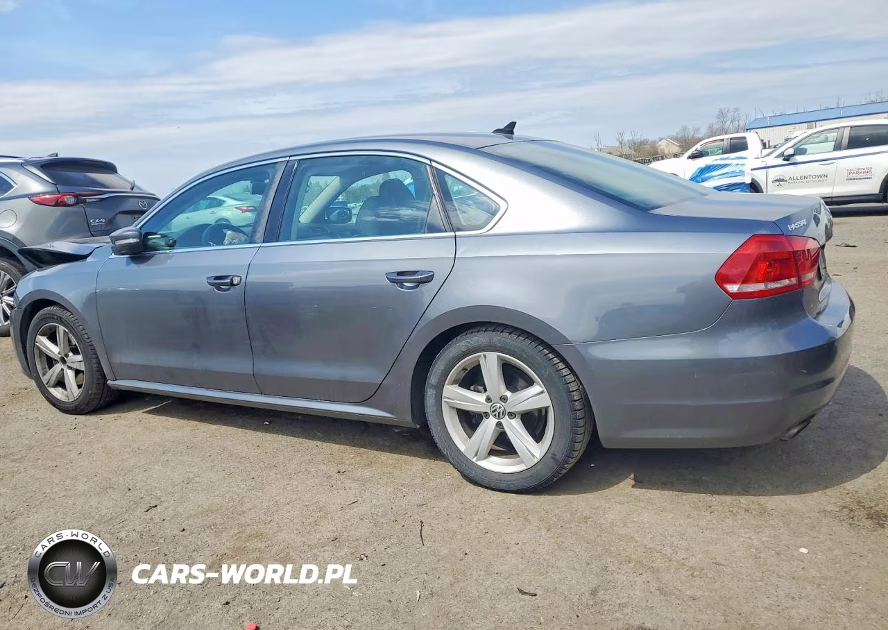 2013 Volkswagen Passat Se VIN:1VWBP7A37DC017207 - 2
