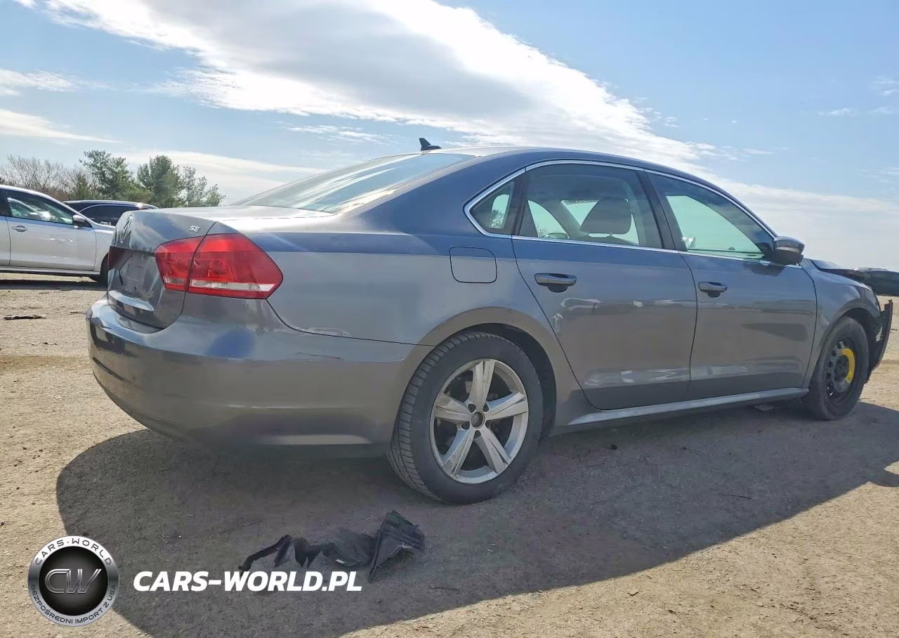 2013 Volkswagen Passat Se VIN:1VWBP7A37DC017207 - 3