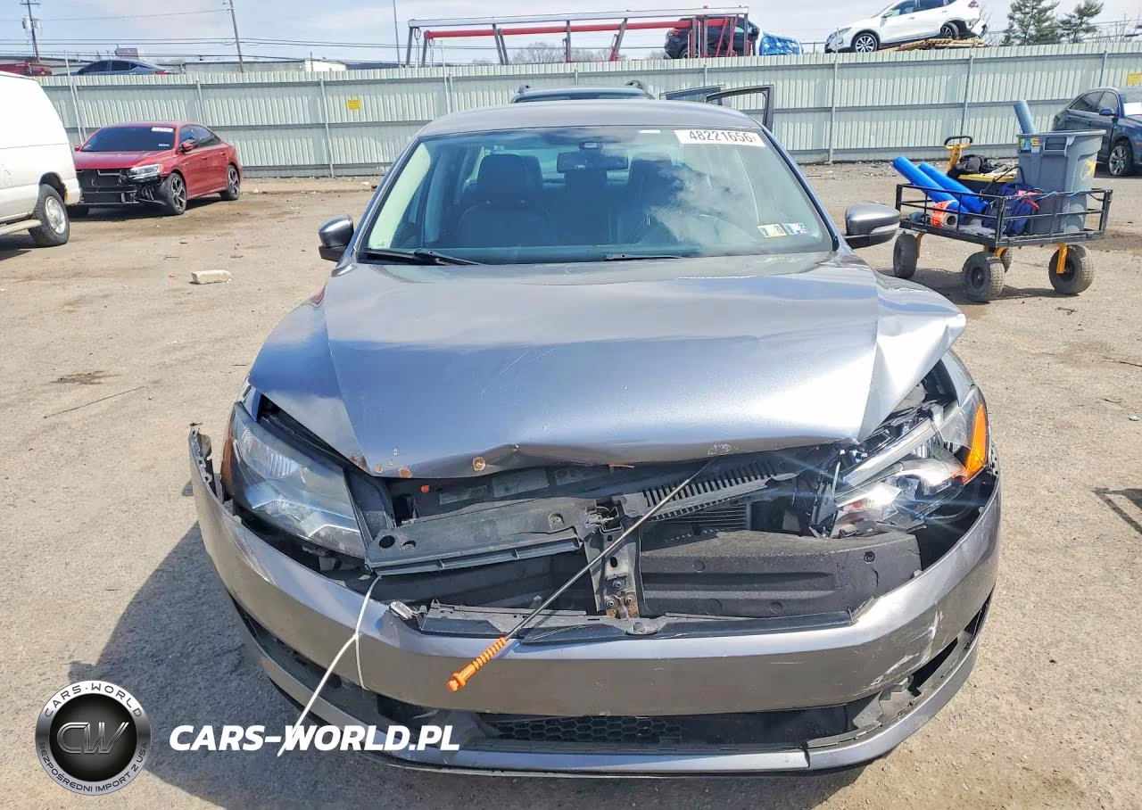 2013 Volkswagen Passat Se VIN:1VWBP7A37DC017207 - 5