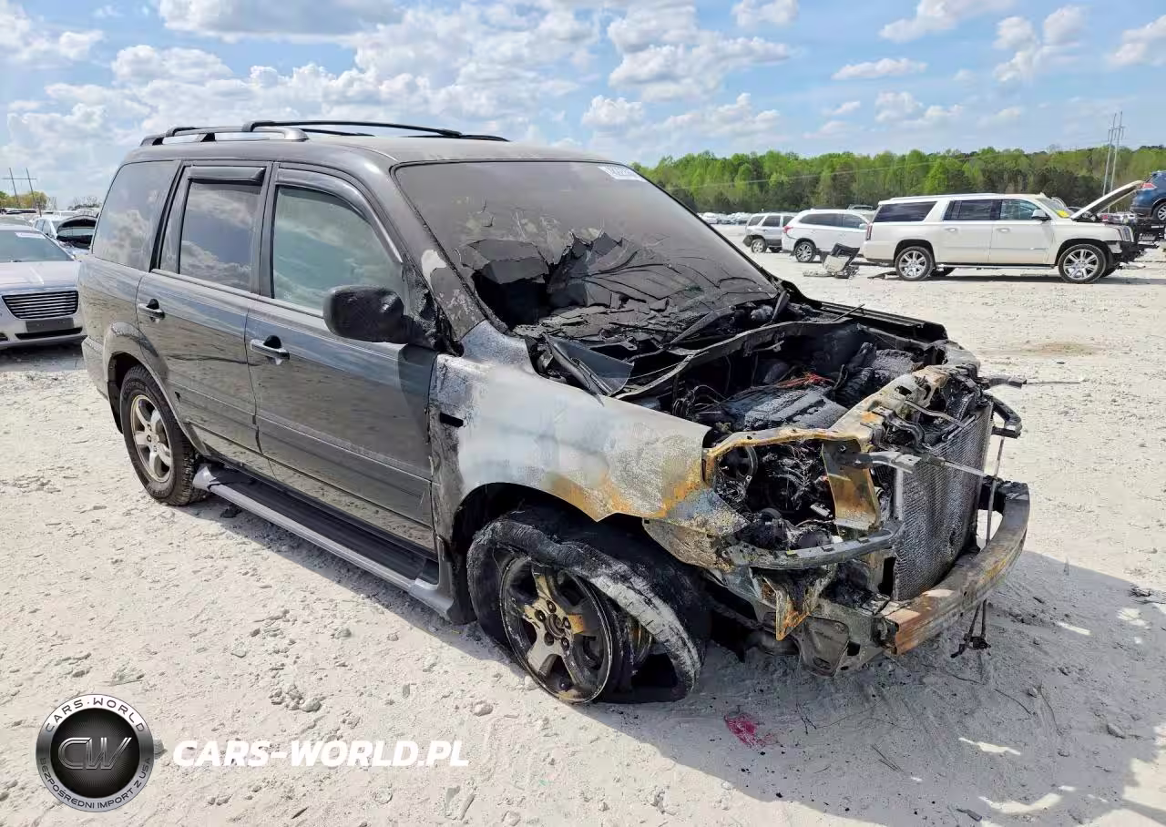 2007 Honda Pilot Ex VIN:5FNYF28417B036361 - 4