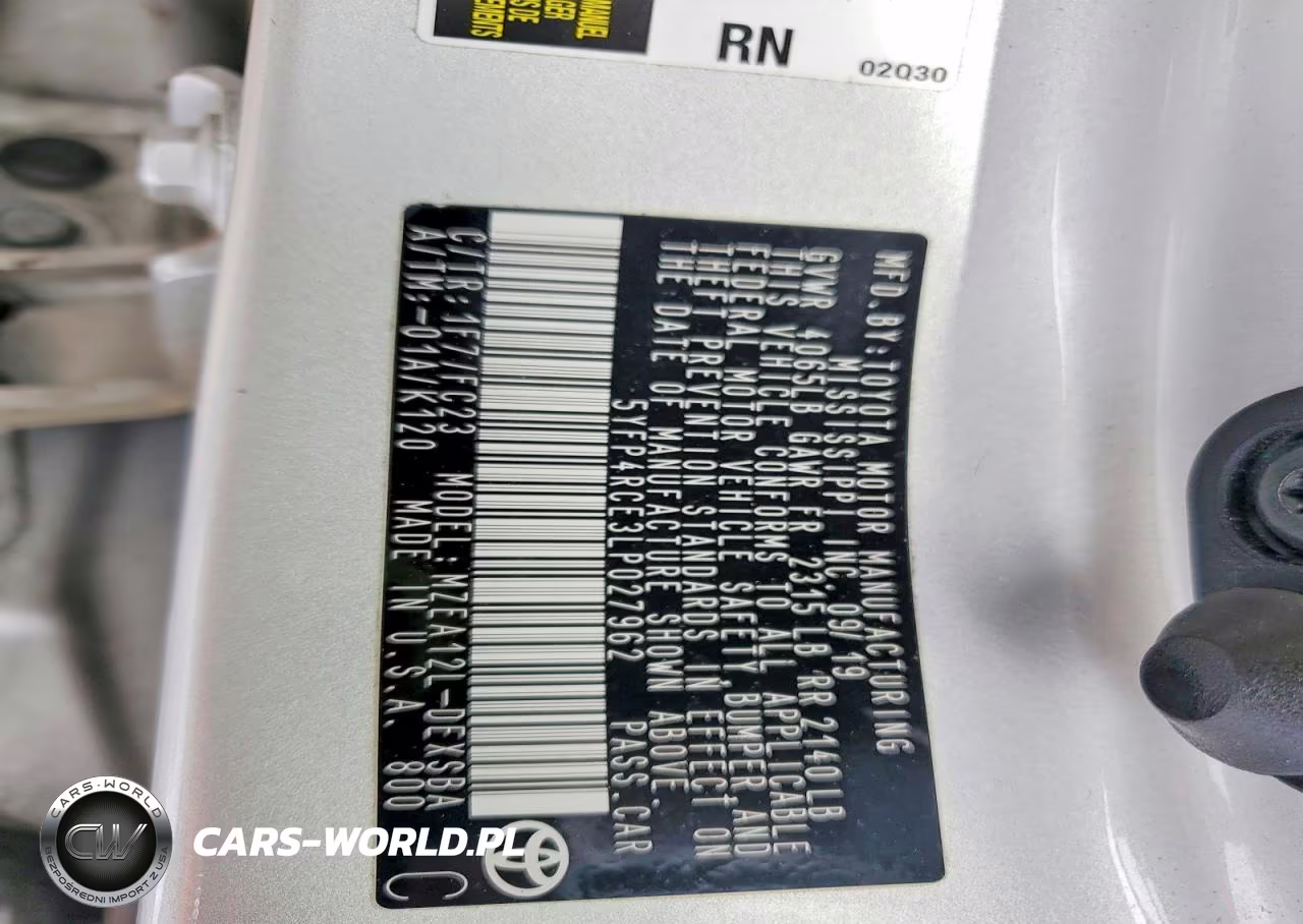 2020 Toyota Corolla Se VIN:5YFP4RCE3LP027962 - 12