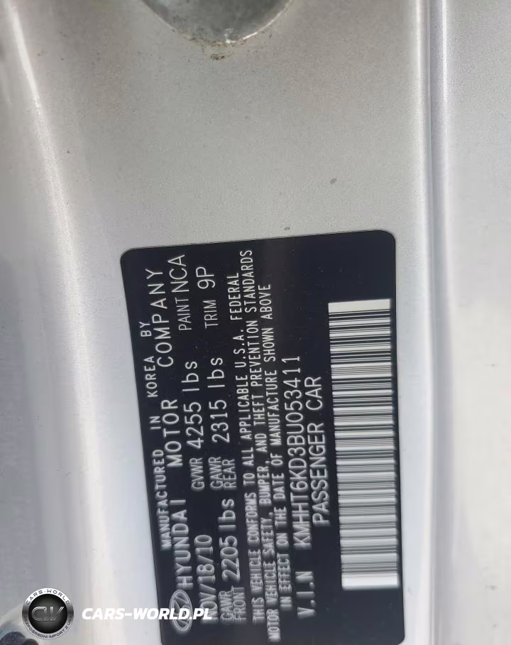 2011 Hyundai Genesis Coupe 2.0T Premium VIN:KMHHT6KD3BU053411 - 12