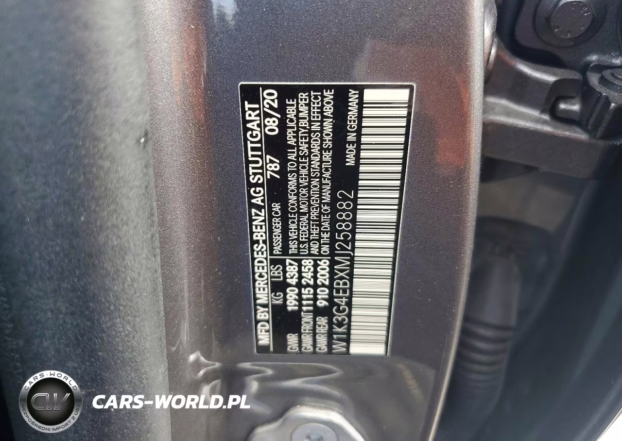 2021 Mercedes-Benz A 220 VIN:W1K3G4EBXMJ258882 - 12