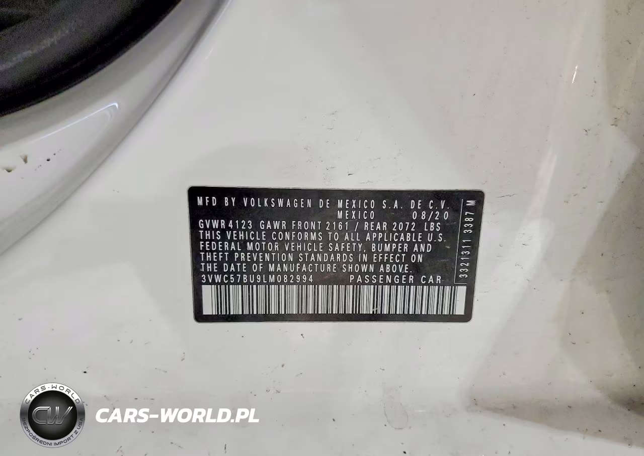 2020 Volkswagen Jetta S VIN:3VWC57BU9LM082994 - 12