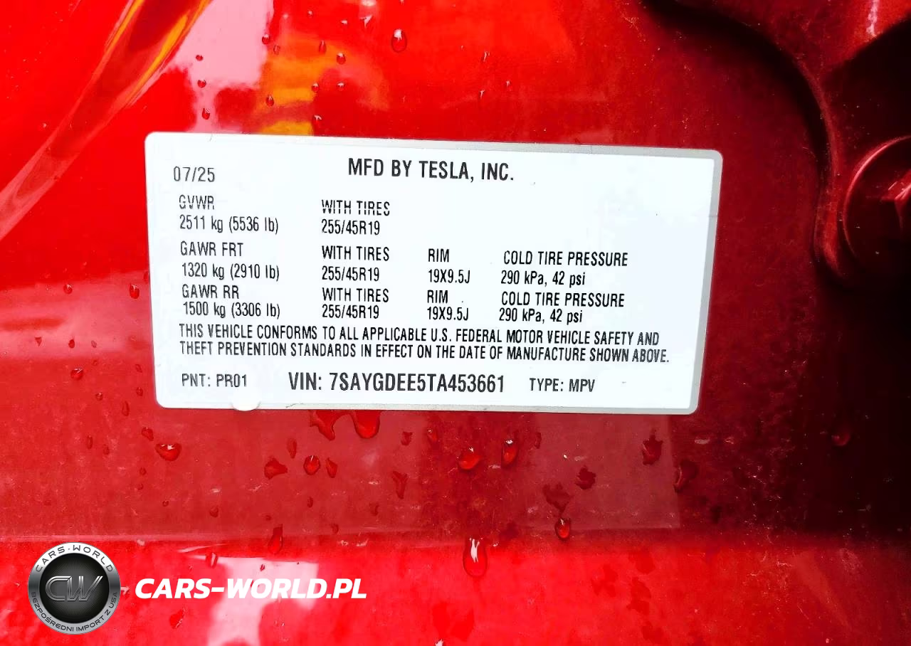 2026 Tesla Model Y VIN:7SAYGDEE5TA453661 - 13