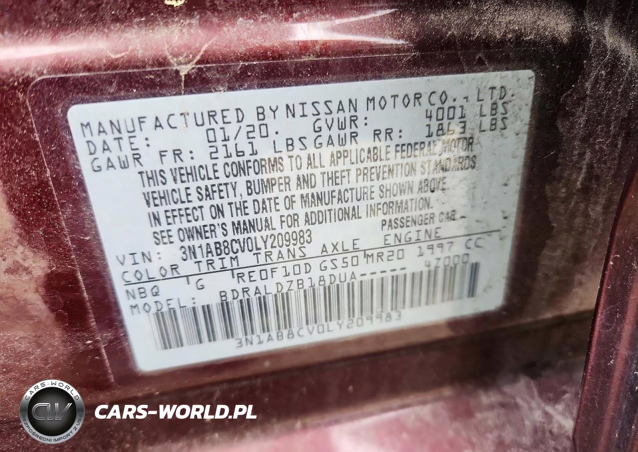 2020 Nissan Sentra Sv VIN:3N1AB8CV0LY209983 - 13