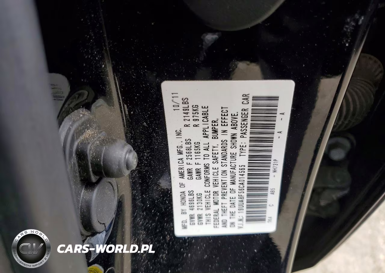 2012 Acura Tl VIN:19UUA8F56CA014565 - 13