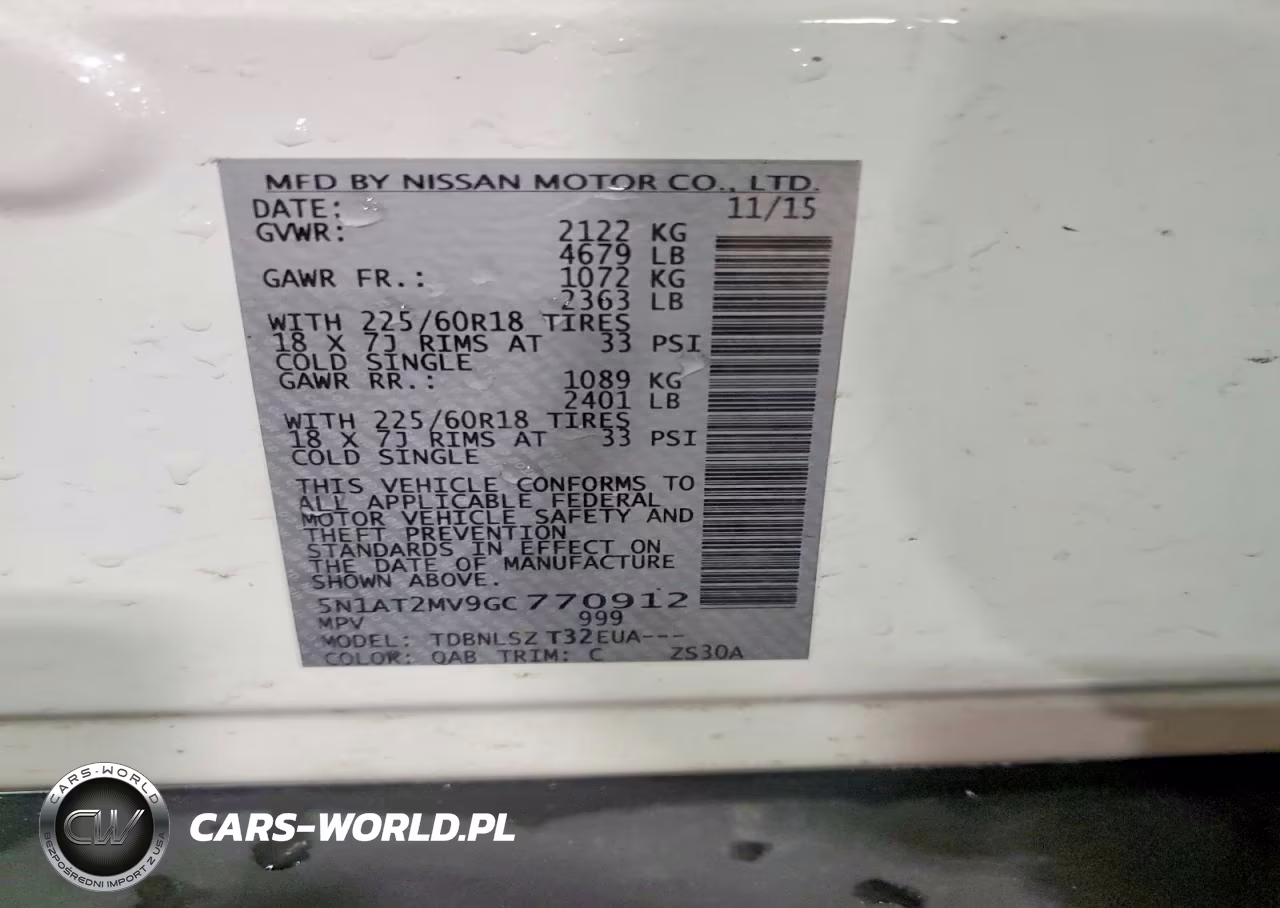 2016 Nissan Rogue Sl VIN:5N1AT2MV9GC770912 - 13