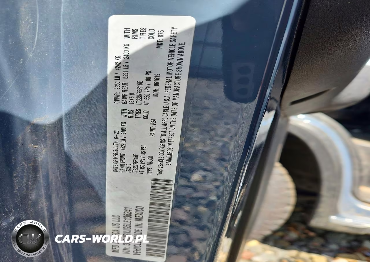2020 Ram Promaster 3500 Delivery Van VIN:3C6URVJG5LE136241 - 13